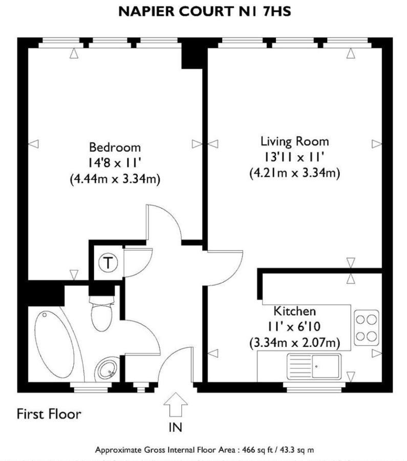 1 Bedroom Flat Close To City With Free Parking Arrangement Londra Esterno foto